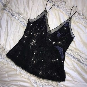 Free people sequin top